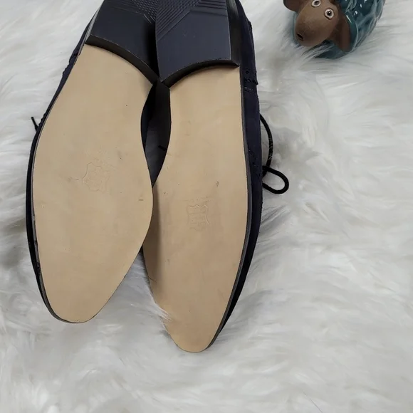 Details Blue Suede Loafters - Picture 5 of 6